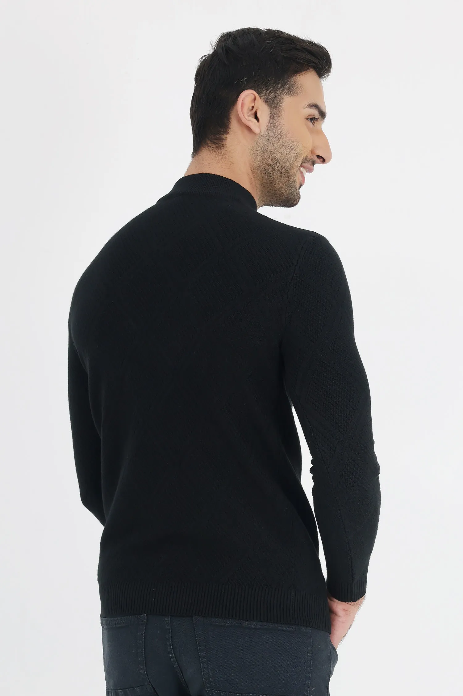 ALMAS SWEATER-BLACK