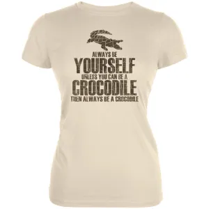 Always Be Yourself Crocodile Juniors Soft T Shirt