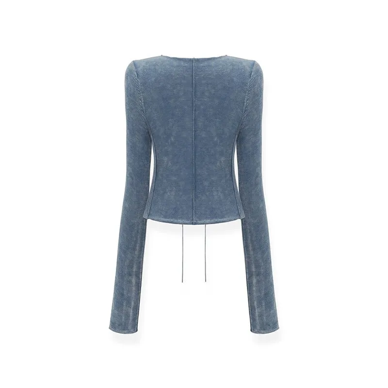 Blue Ocean Waves Knitwear