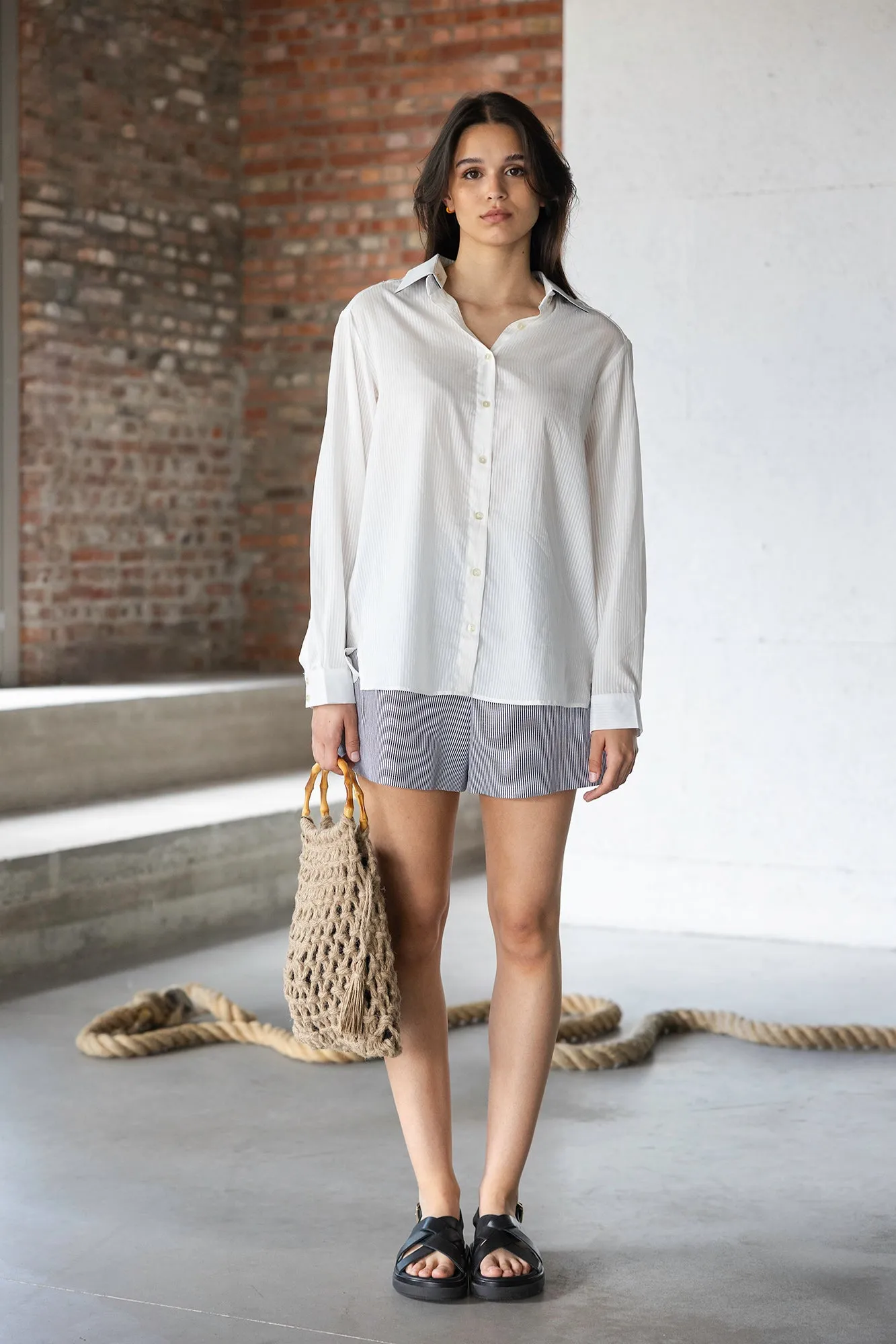 Boat shorts Navy stripes