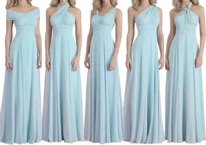 Bridesmaid Dresses Long Prom Dresses Multiple Wearing Methods Bridesmaid Gowns