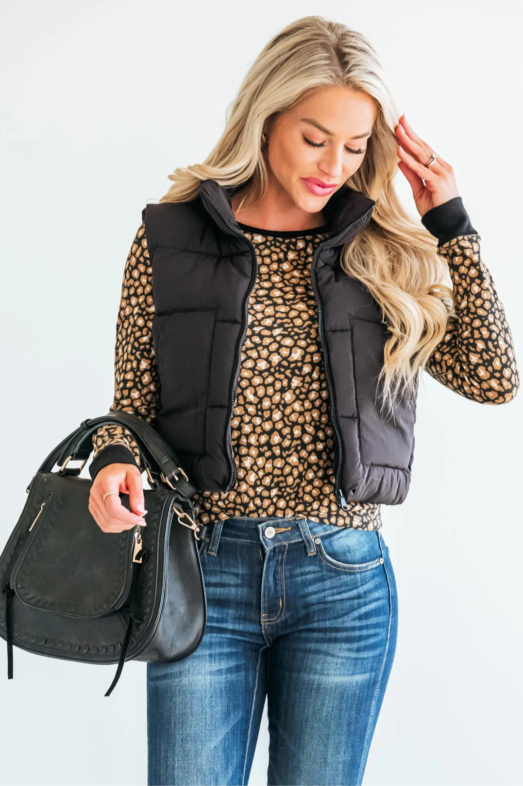 Chill Puffer Vest - Black