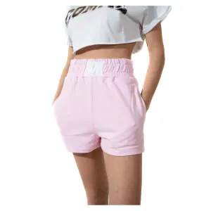Comme Des Fuckdown Chic Stretch Cotton Logo Shorts
