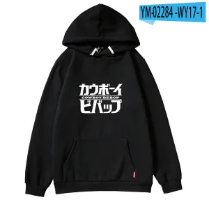 Cowboy Bebop Fashion Hoodies Casual Pullovers Top Streetwear Sweatshirts