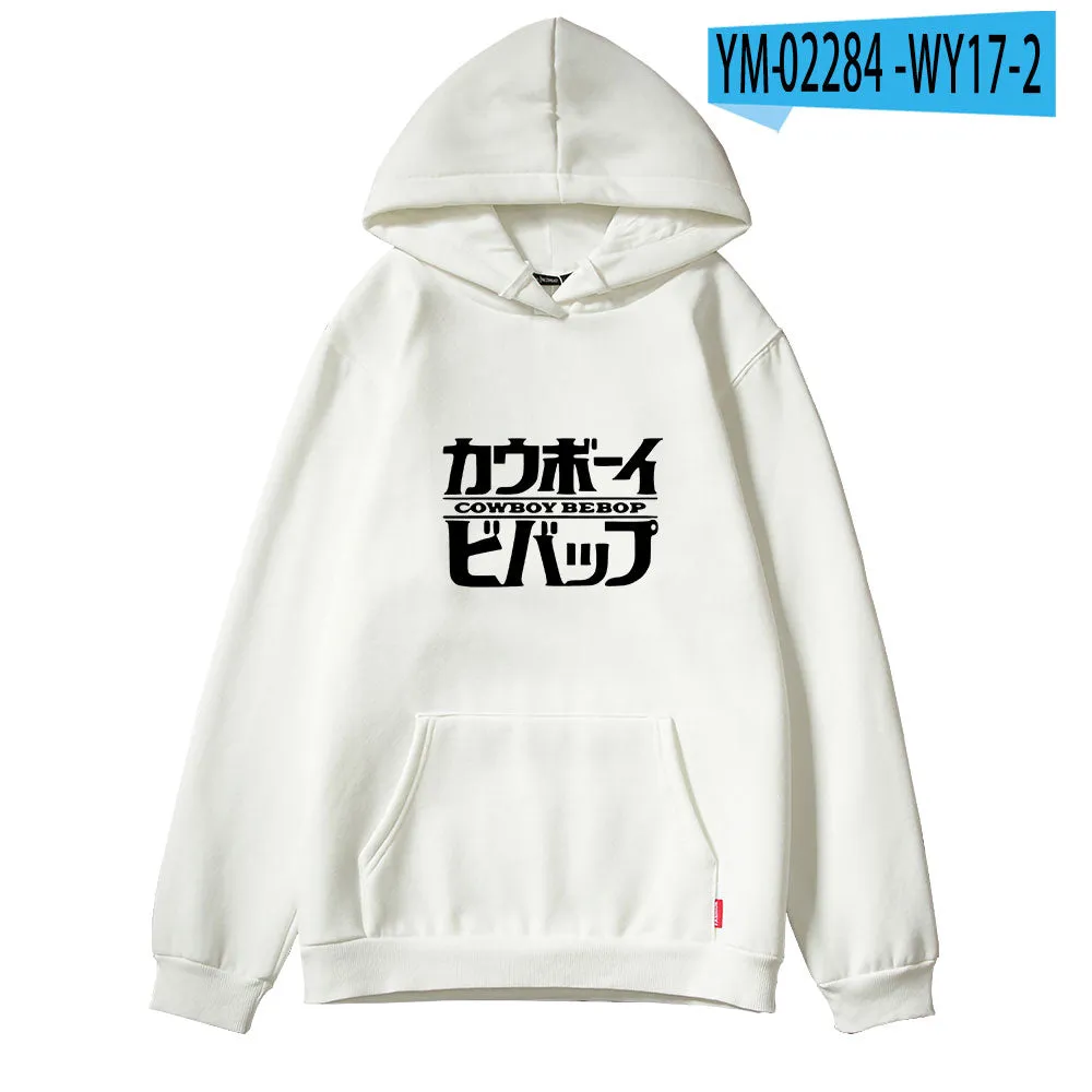 Cowboy Bebop Fashion Hoodies Casual Pullovers Top Streetwear Sweatshirts