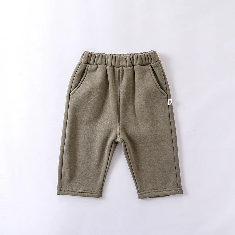 Cozy Cotton-Poly Blend Infant and Toddler Joggers
