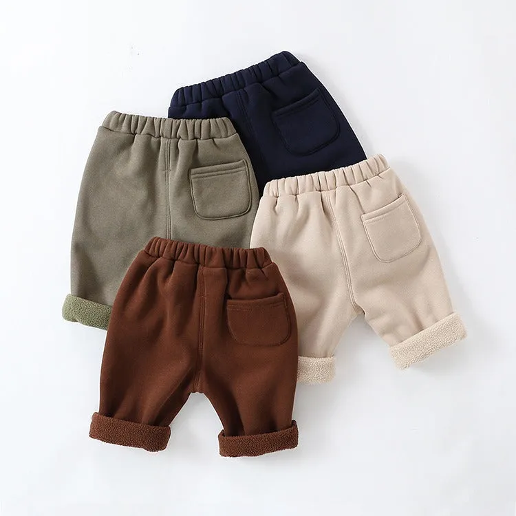 Cozy Cotton-Poly Blend Infant and Toddler Joggers