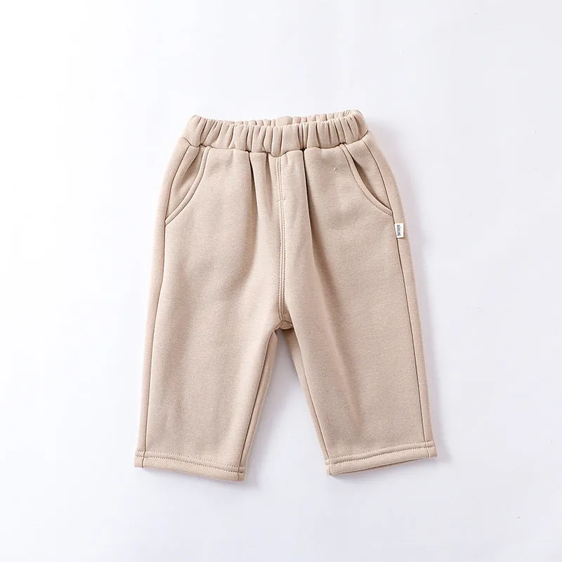 Cozy Cotton-Poly Blend Infant and Toddler Joggers