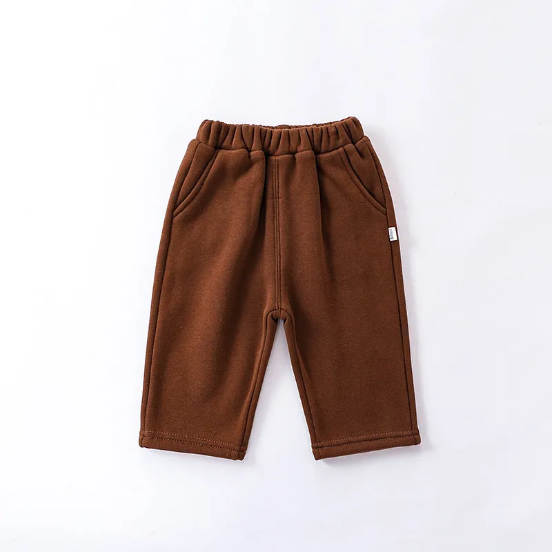 Cozy Cotton-Poly Blend Infant and Toddler Joggers