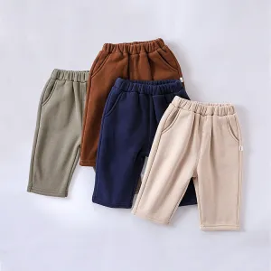 Cozy Cotton-Poly Blend Infant and Toddler Joggers