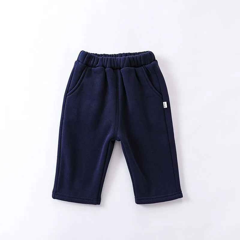 Cozy Cotton-Poly Blend Infant and Toddler Joggers