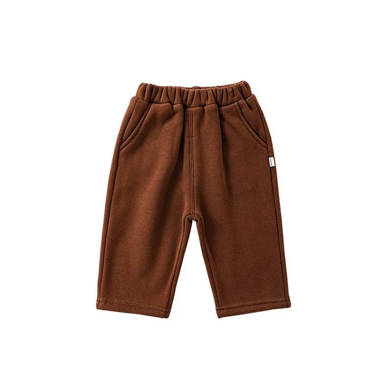Cozy Cotton-Poly Blend Infant and Toddler Joggers