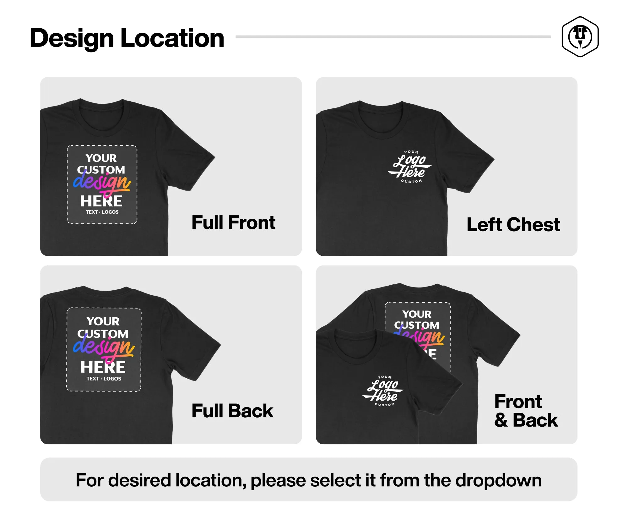 Custom T-Shirt Full Color Gildan 2300 - Ultra Cotton® Pocket