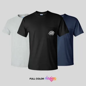 Custom T-Shirt Full Color Gildan 2300 - Ultra Cotton® Pocket