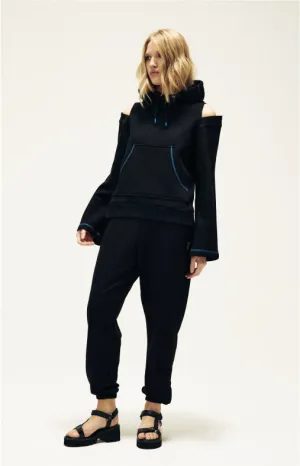 Cut Out Contruction Hoodie