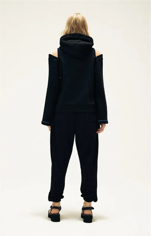 Cut Out Contruction Hoodie