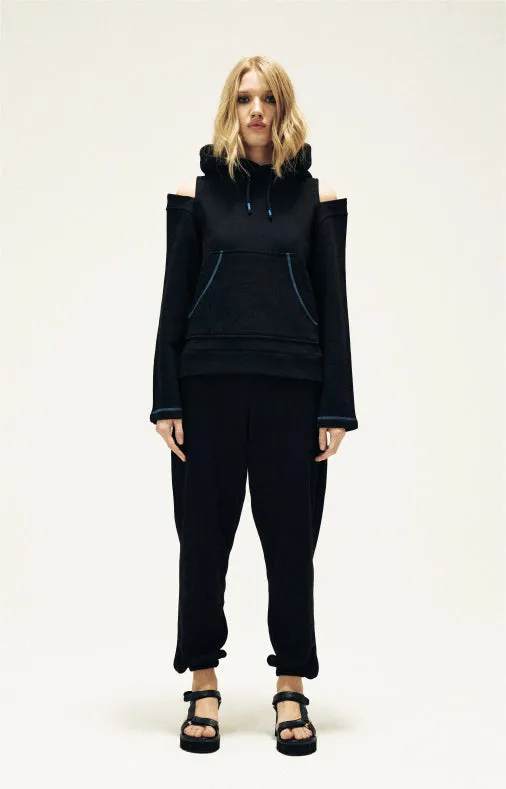 Cut Out Contruction Hoodie