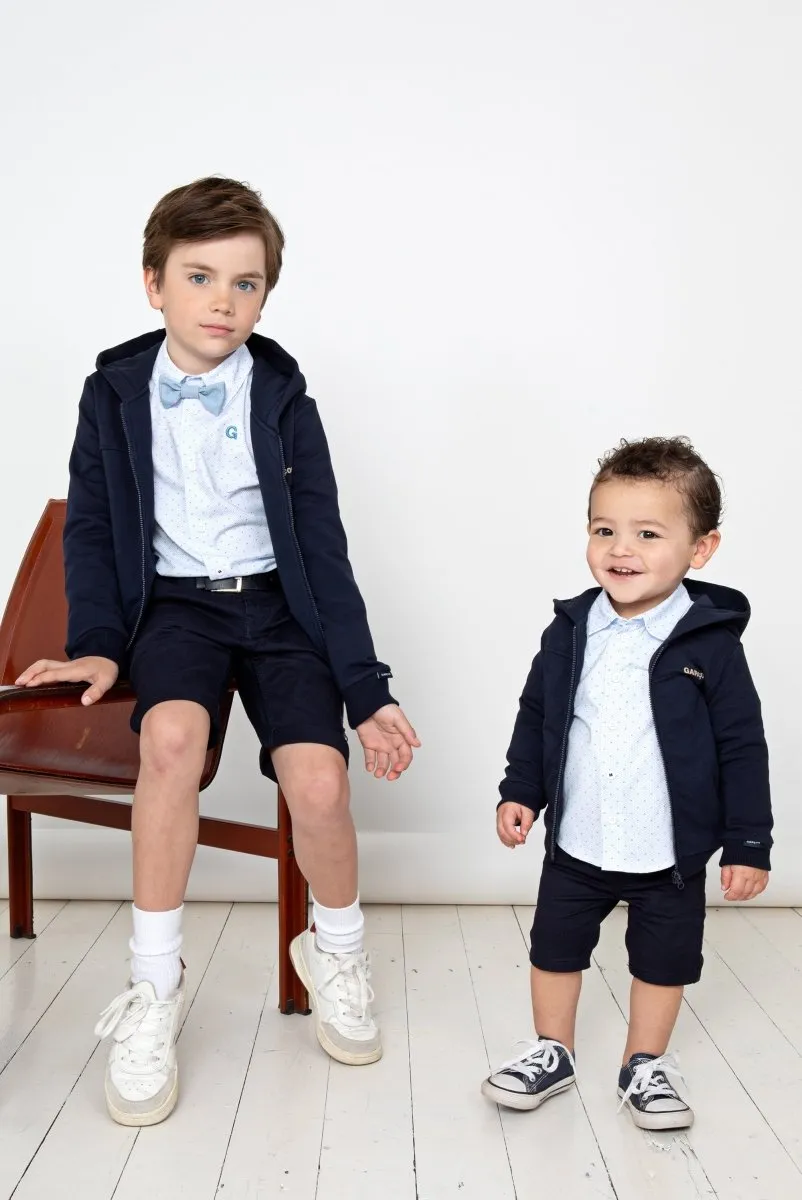 DRAKE twill shorts Navy