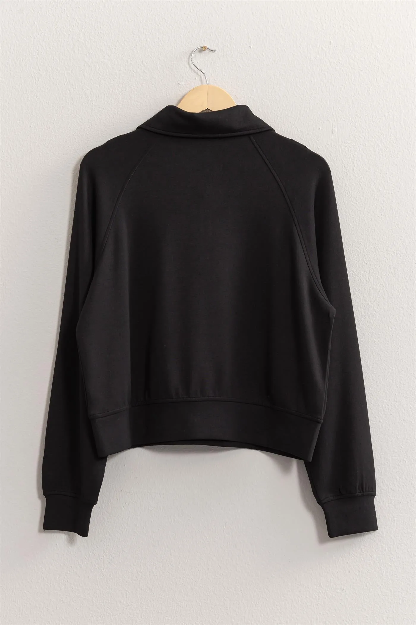DZ24E543-HALF ZIP-UP COLLAR SWEATSHIRT