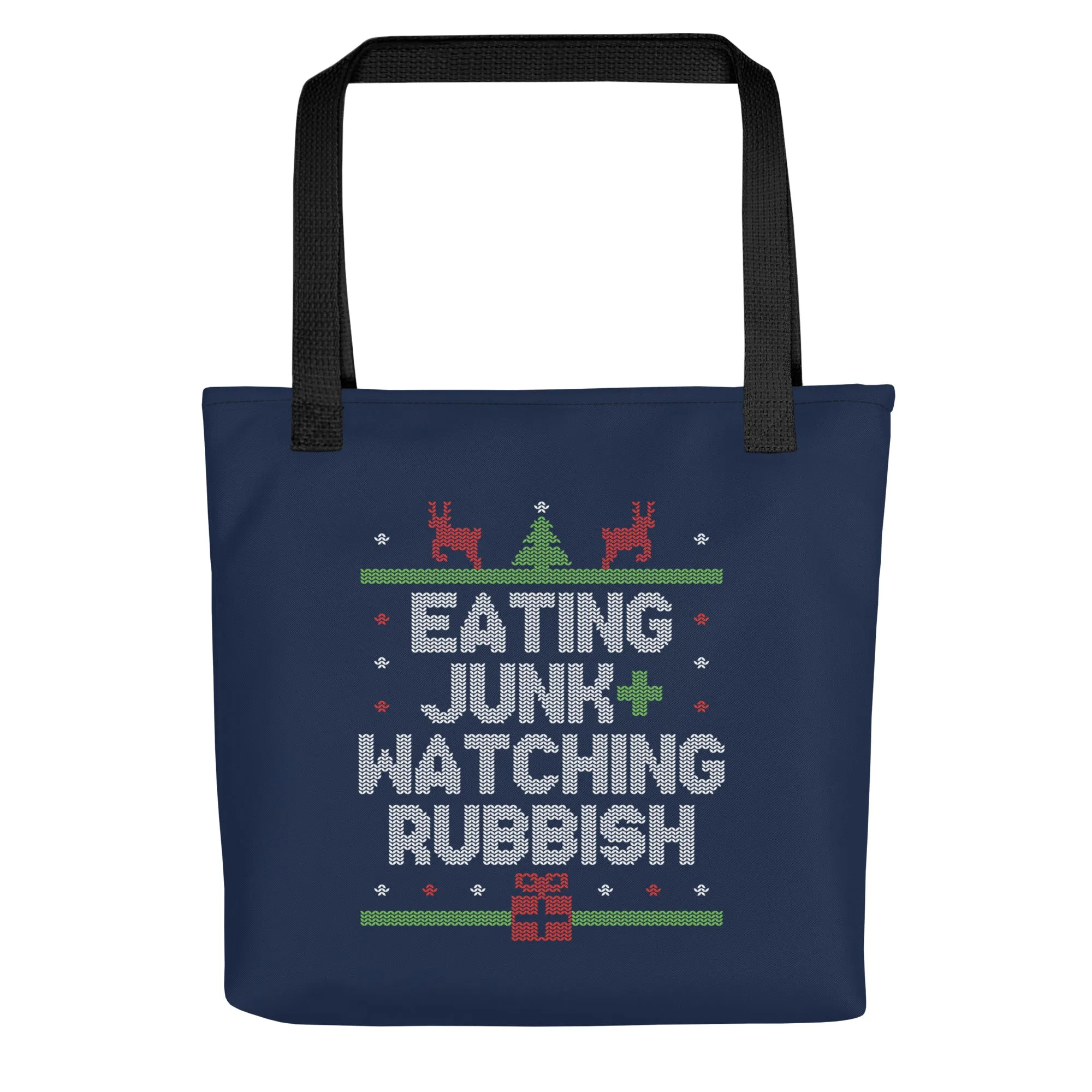 Eating Junk And Watching Rubbish Tote Bag
