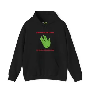 Emotion vs Logic Funny Spock Christmas Unisex Hoodie