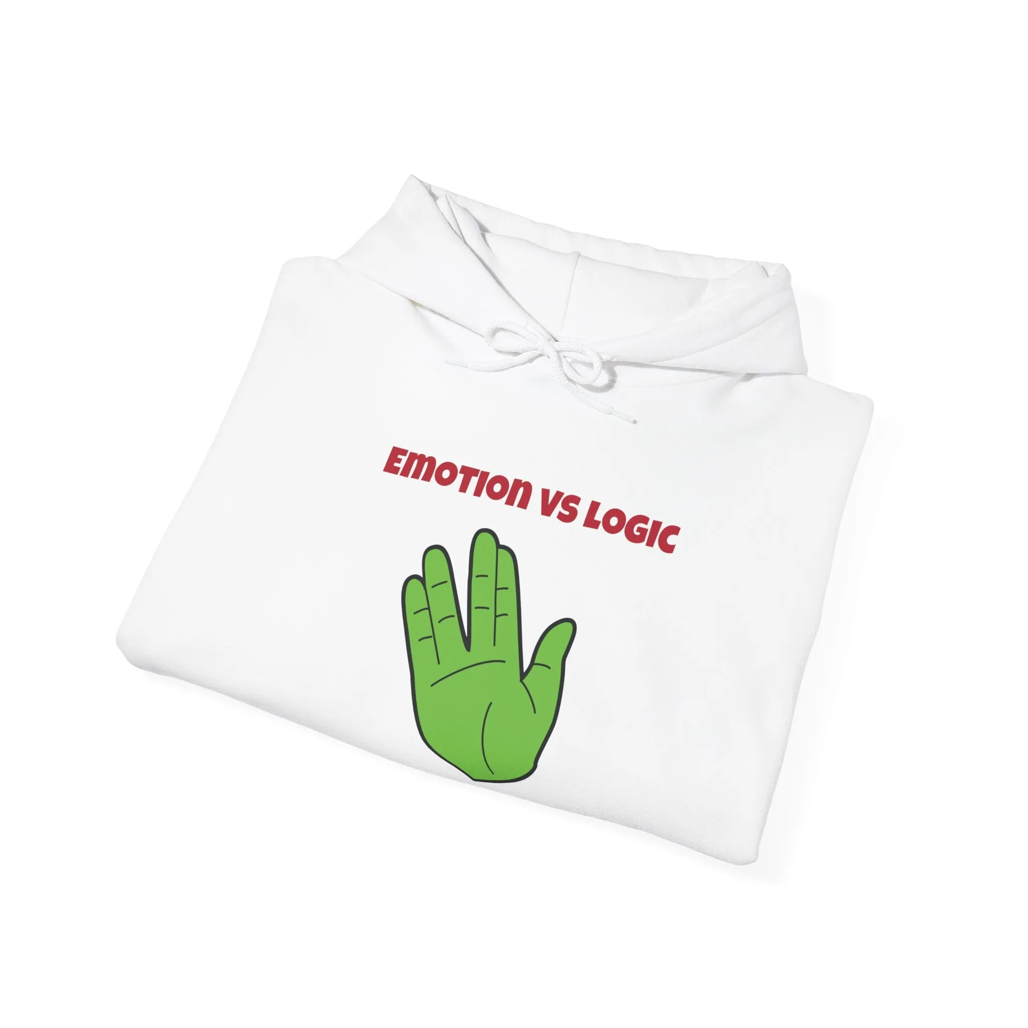 Emotion vs Logic Funny Spock Christmas Unisex Hoodie