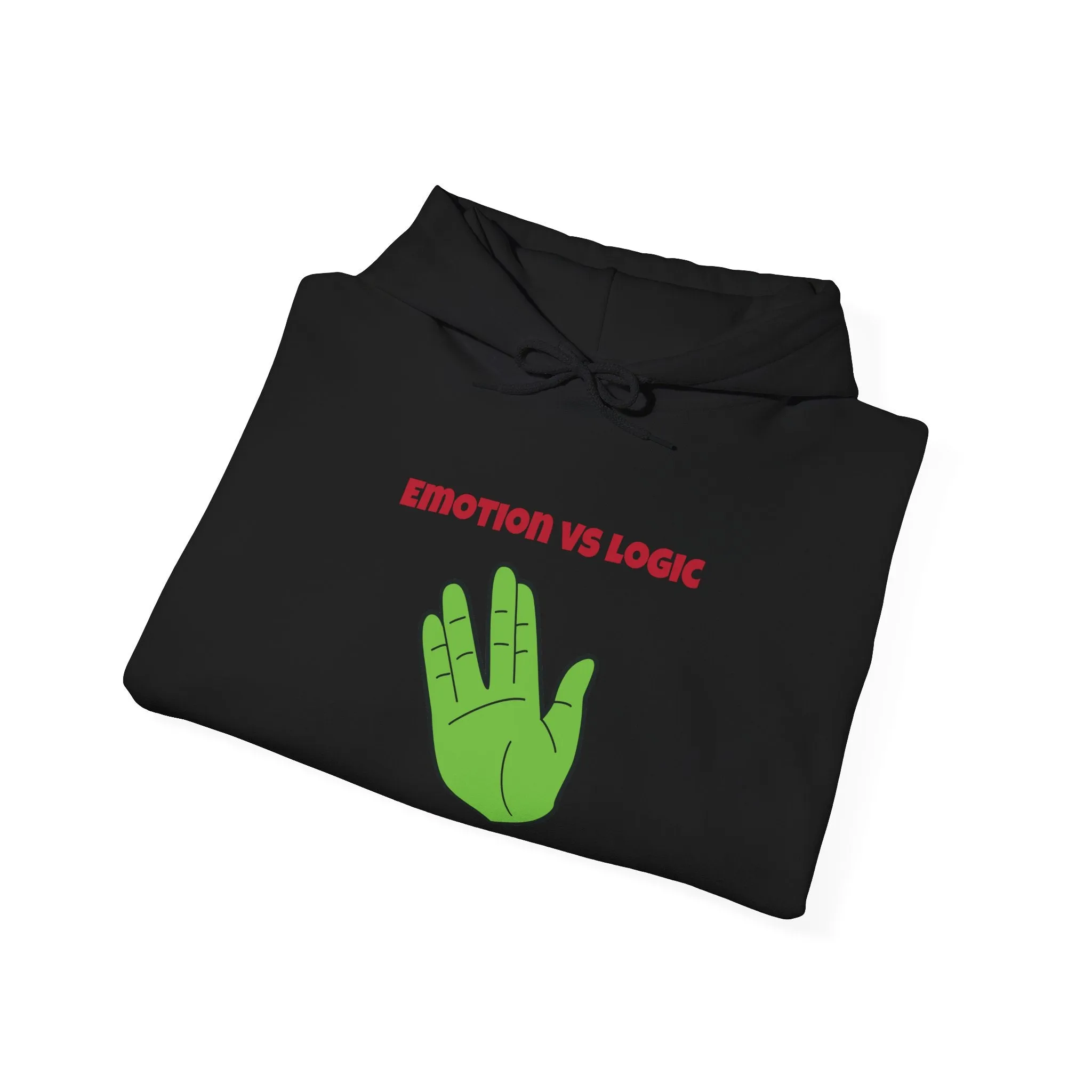 Emotion vs Logic Funny Spock Christmas Unisex Hoodie