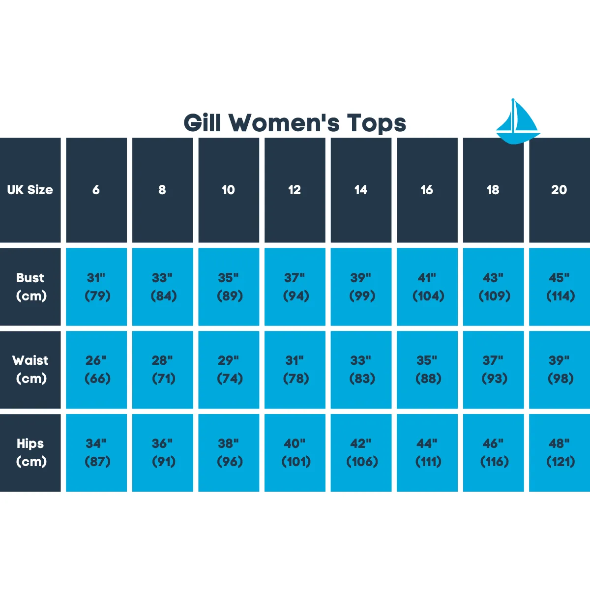 Gill Pro Top Ladies Smock 5013W