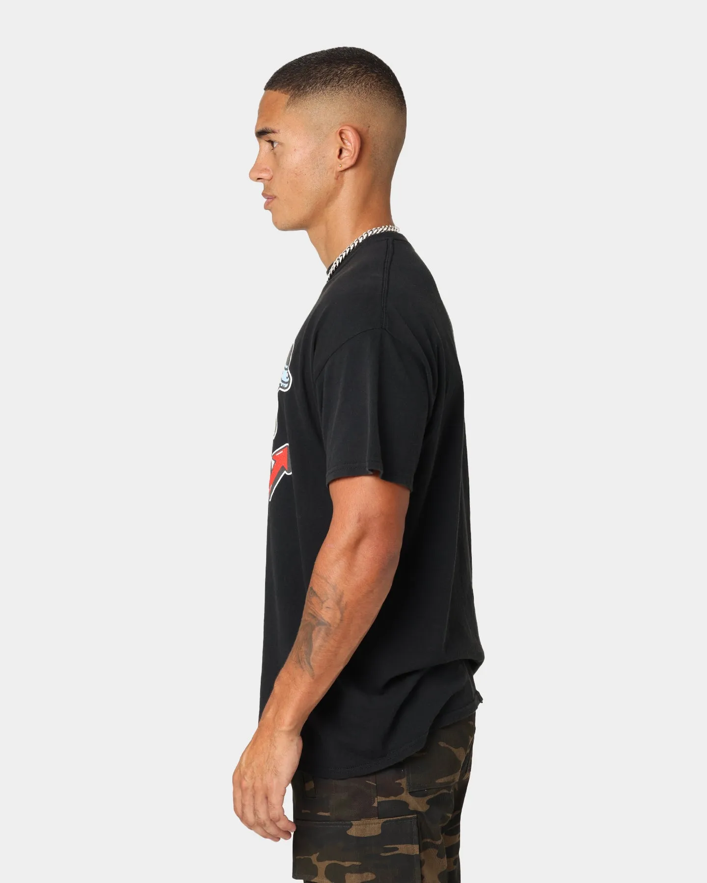 Goat Crew Mashup Vintage T-Shirt Washed Black
