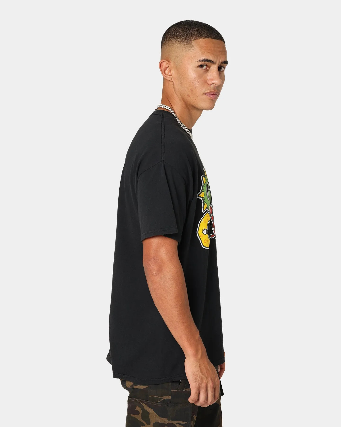 Goat Crew Mashup Vintage T-Shirt Washed Black