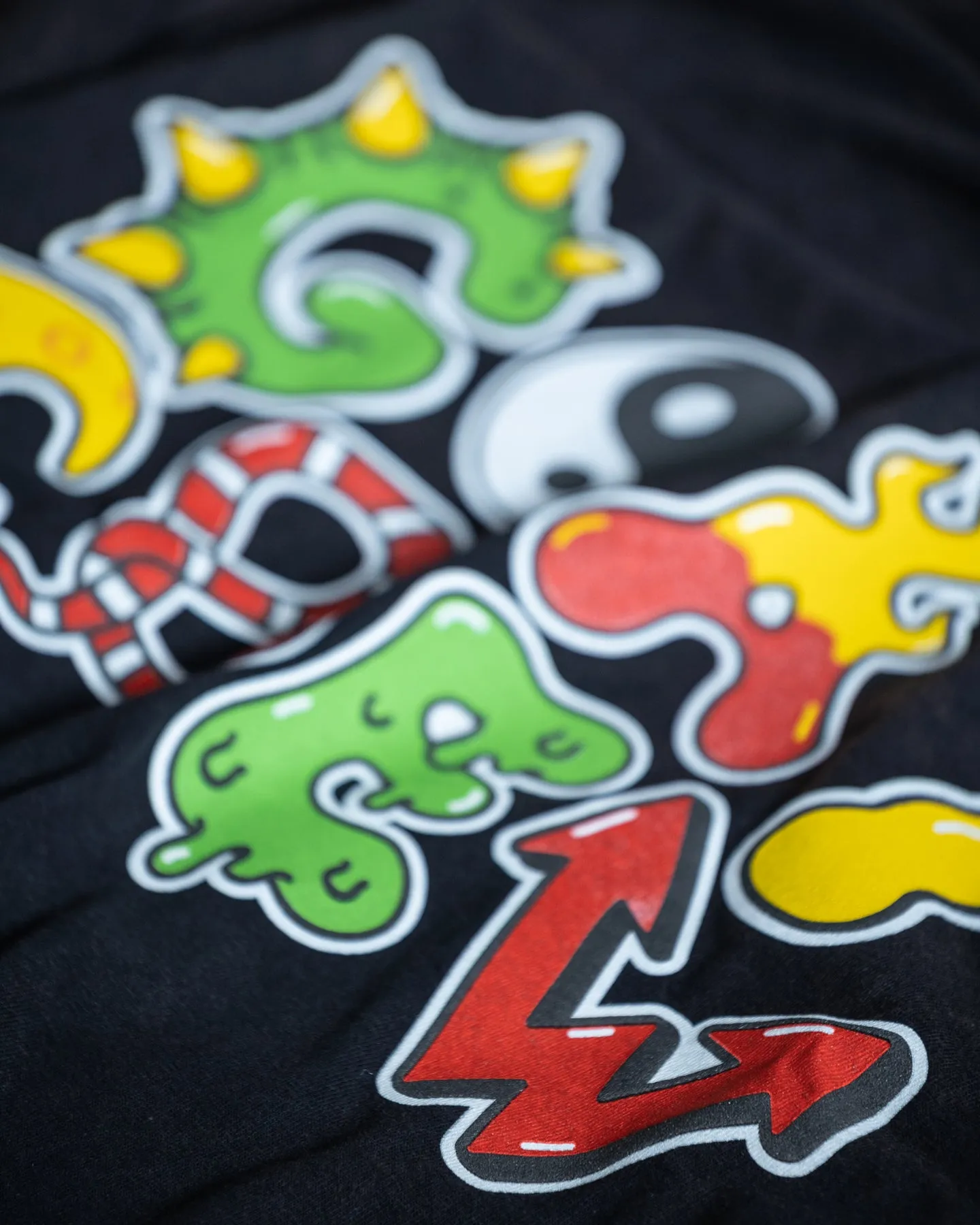 Goat Crew Mashup Vintage T-Shirt Washed Black