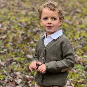 Green Duncan Cotton Cardigan