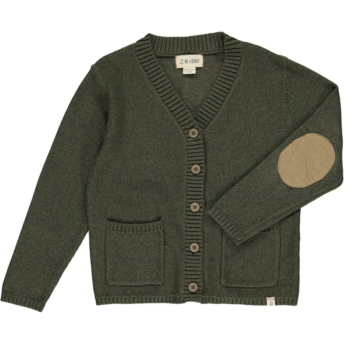 Green Duncan Cotton Cardigan