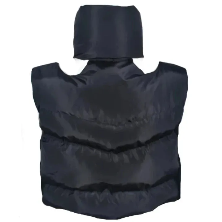 Hollow Out Puffer Vest