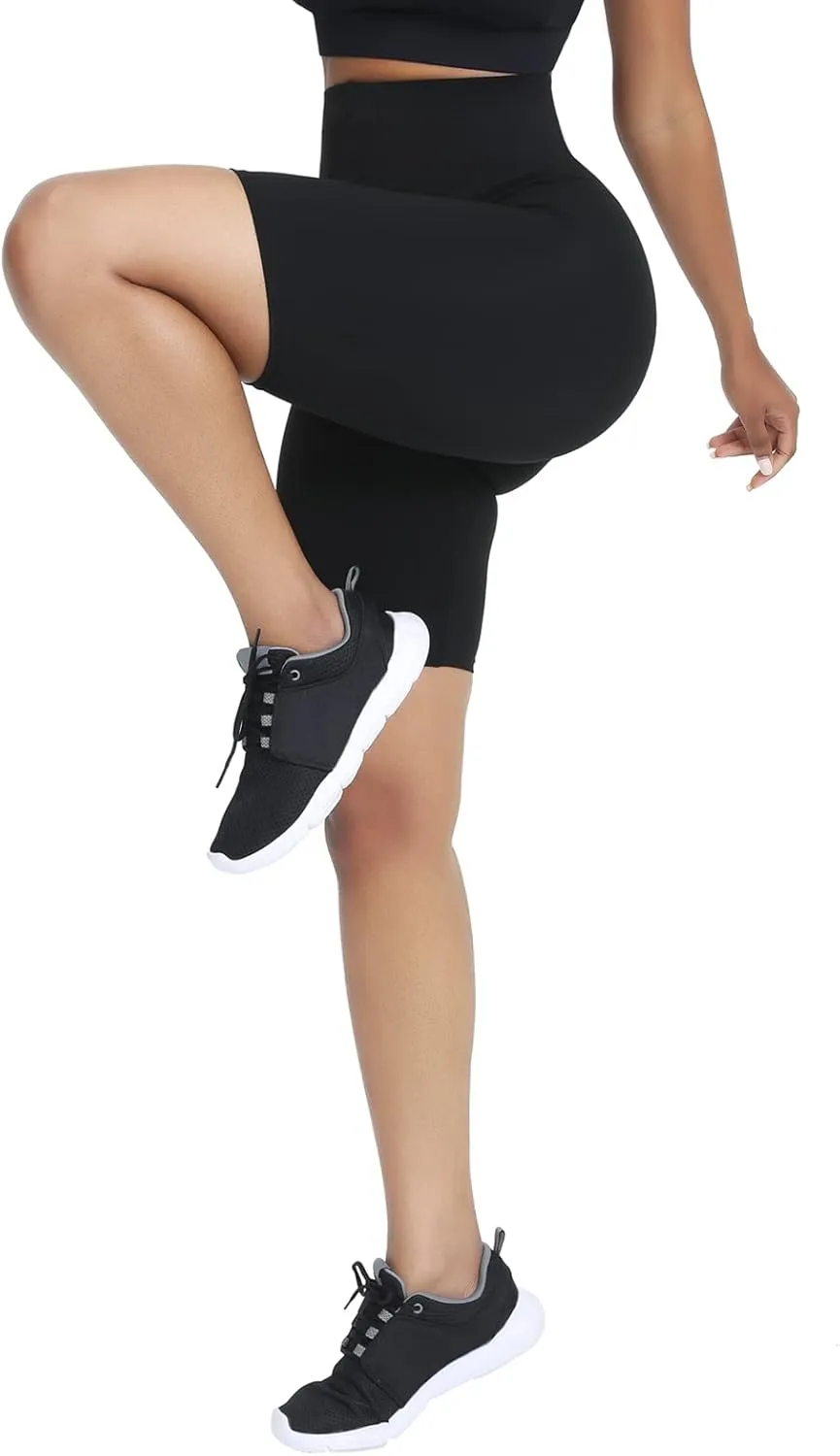 huiming Sauna Sweat Shorts for Women Slimming Compression Workout Thermo Waist Trainer Slimming Leggings Pants Body Shaper