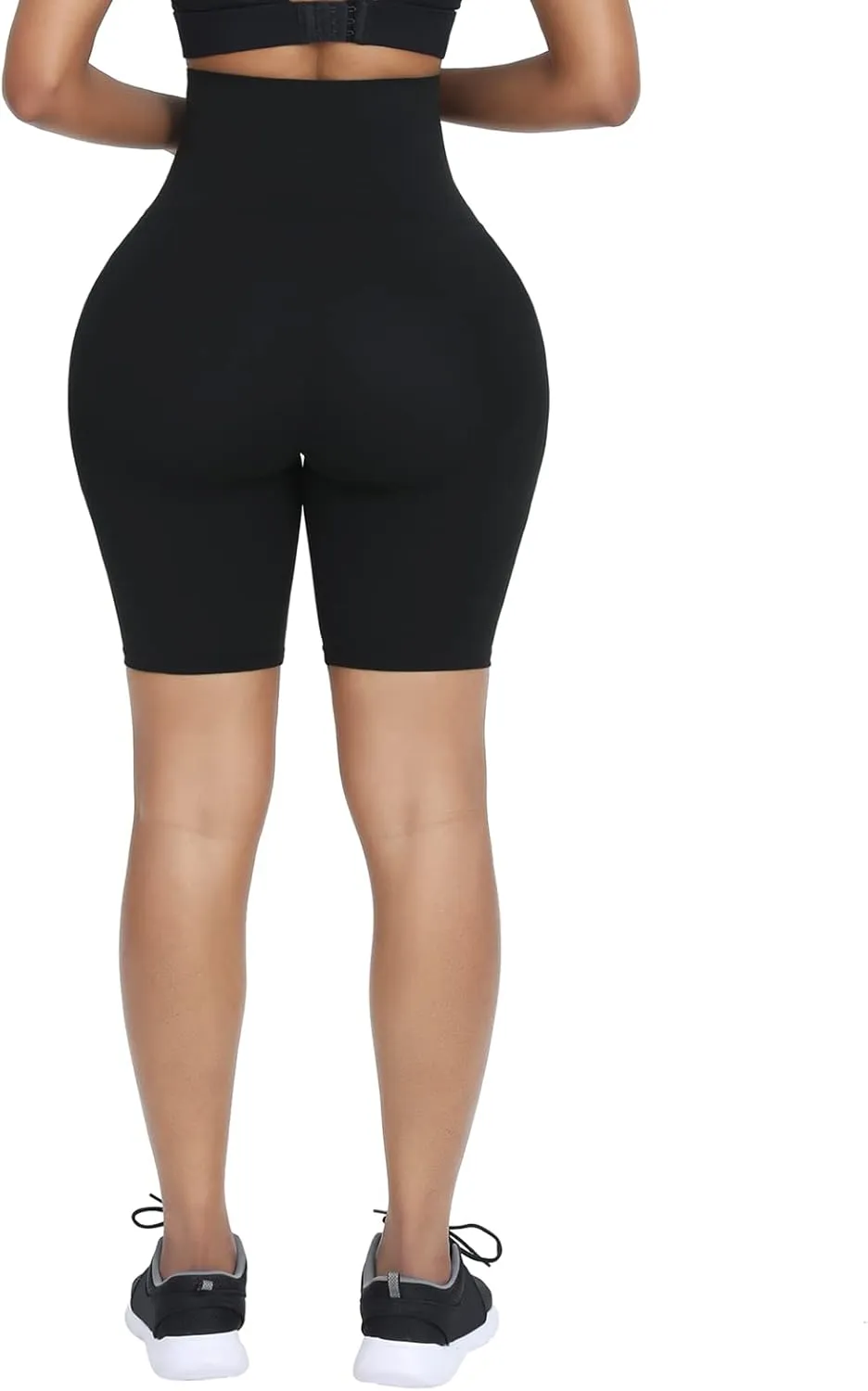 huiming Sauna Sweat Shorts for Women Slimming Compression Workout Thermo Waist Trainer Slimming Leggings Pants Body Shaper