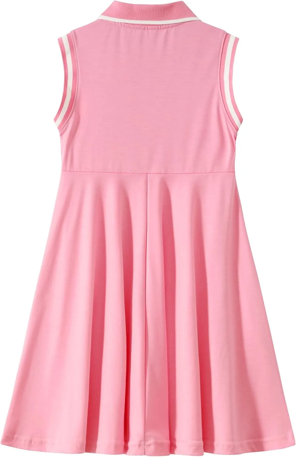 Little Girl Clothes Summer Dress Polo Sleeveless Athletic Dresses Cotton Casual Beach Sundress Girl Outfits