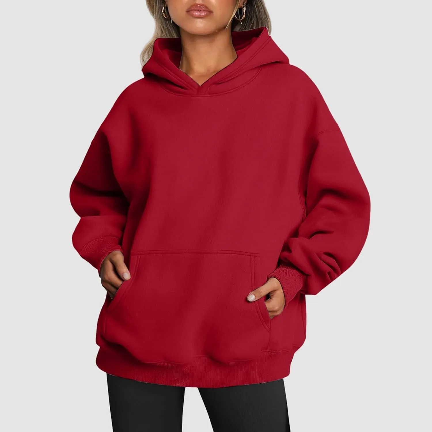 MCILLO Womens Oversized Sweatshirts Pullover Hoodies Long Sleeve with Pockets Winter Fall Outfits Clothes