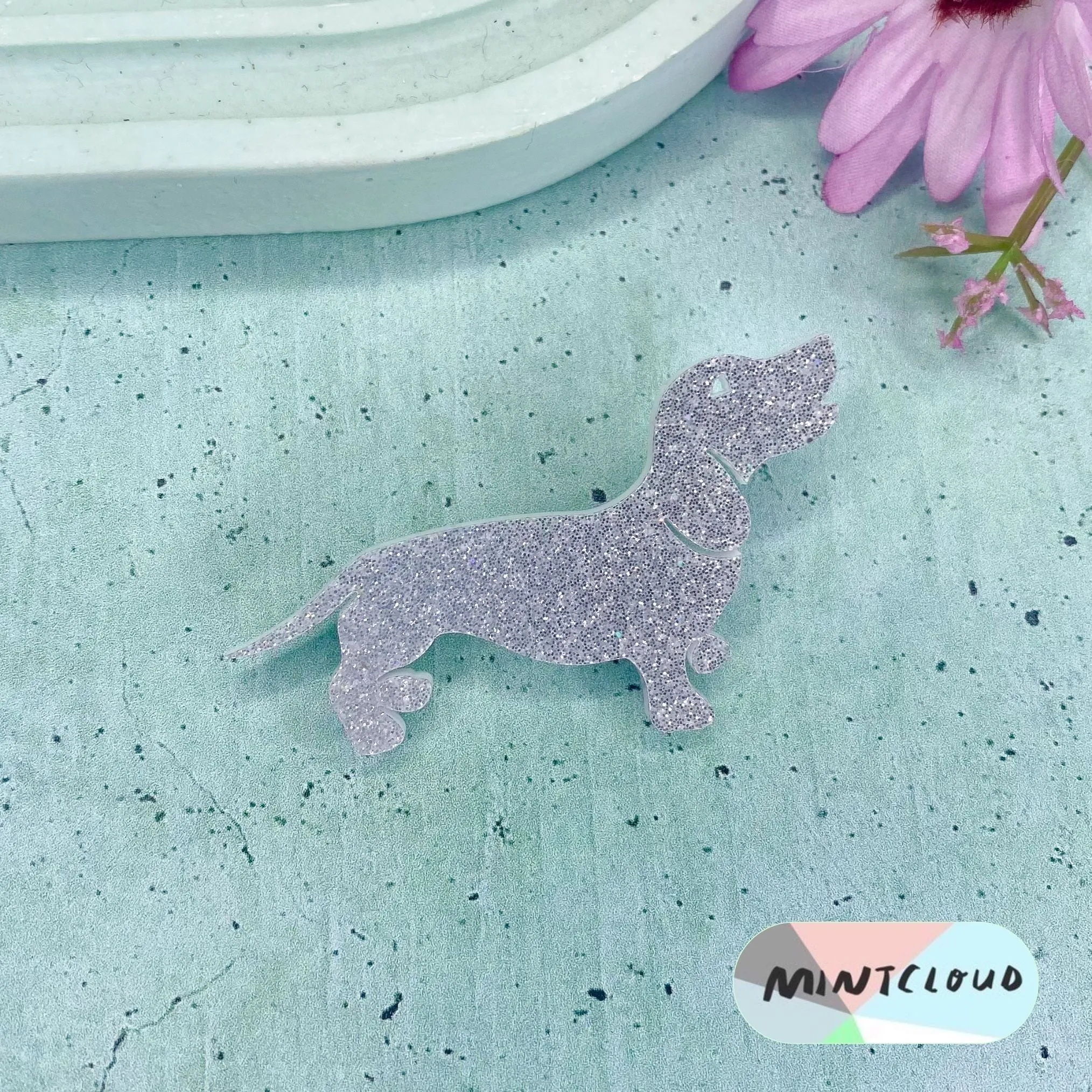 Mintcloud Brooch - Dachshund