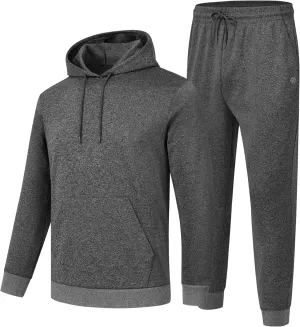 MoFiz Men's Tracksuits Set Full Zip Running Sweatsuit For Men Long Sleeve Causal 2 Piece Outfits Jogging Suits