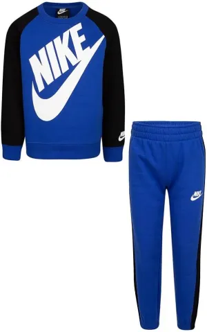 Nike Baby Boy's Sportswear Crew Neck and Jogger Pants Two-Piece Set (Infant) Game Royal 24 Months