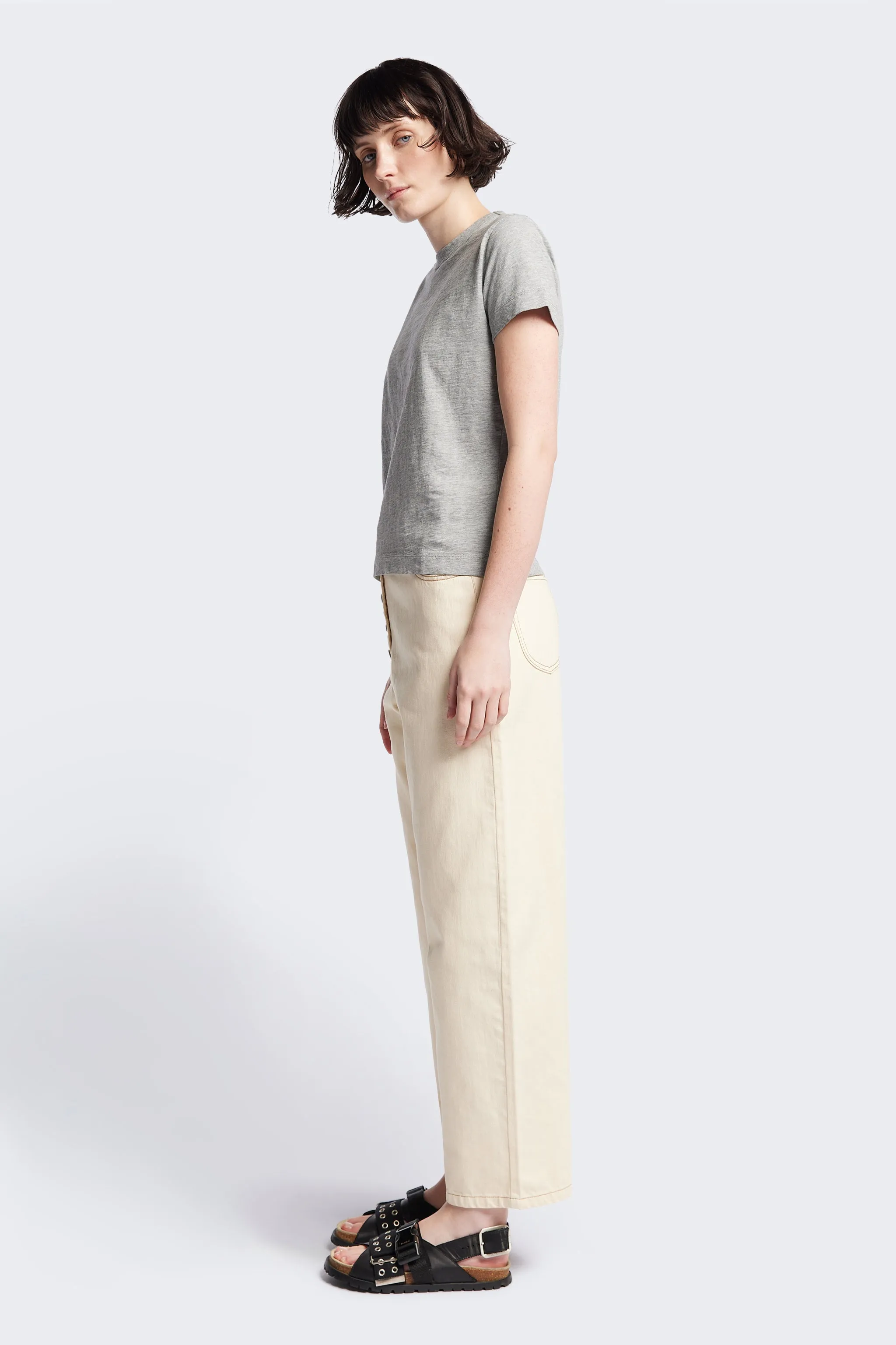 Oceania Tee Heather Grey