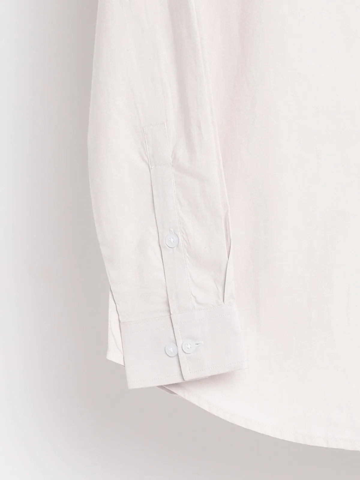 Organic Cotton Shirt Ash Grey
