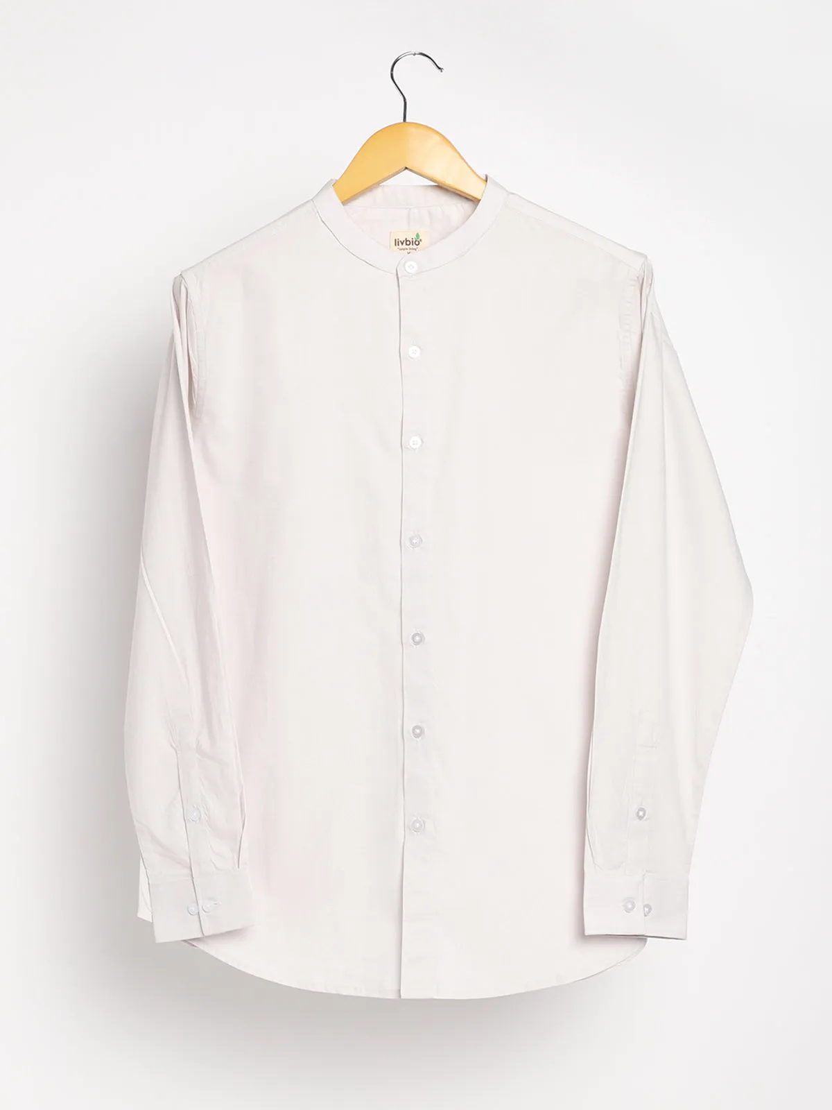Organic Cotton Shirt Ash Grey