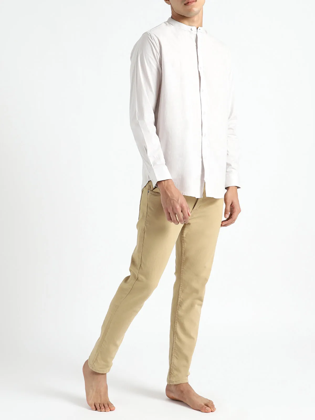 Organic Cotton Shirt Ash Grey