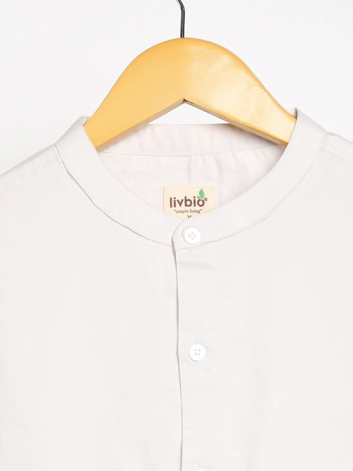 Organic Cotton Shirt Ash Grey