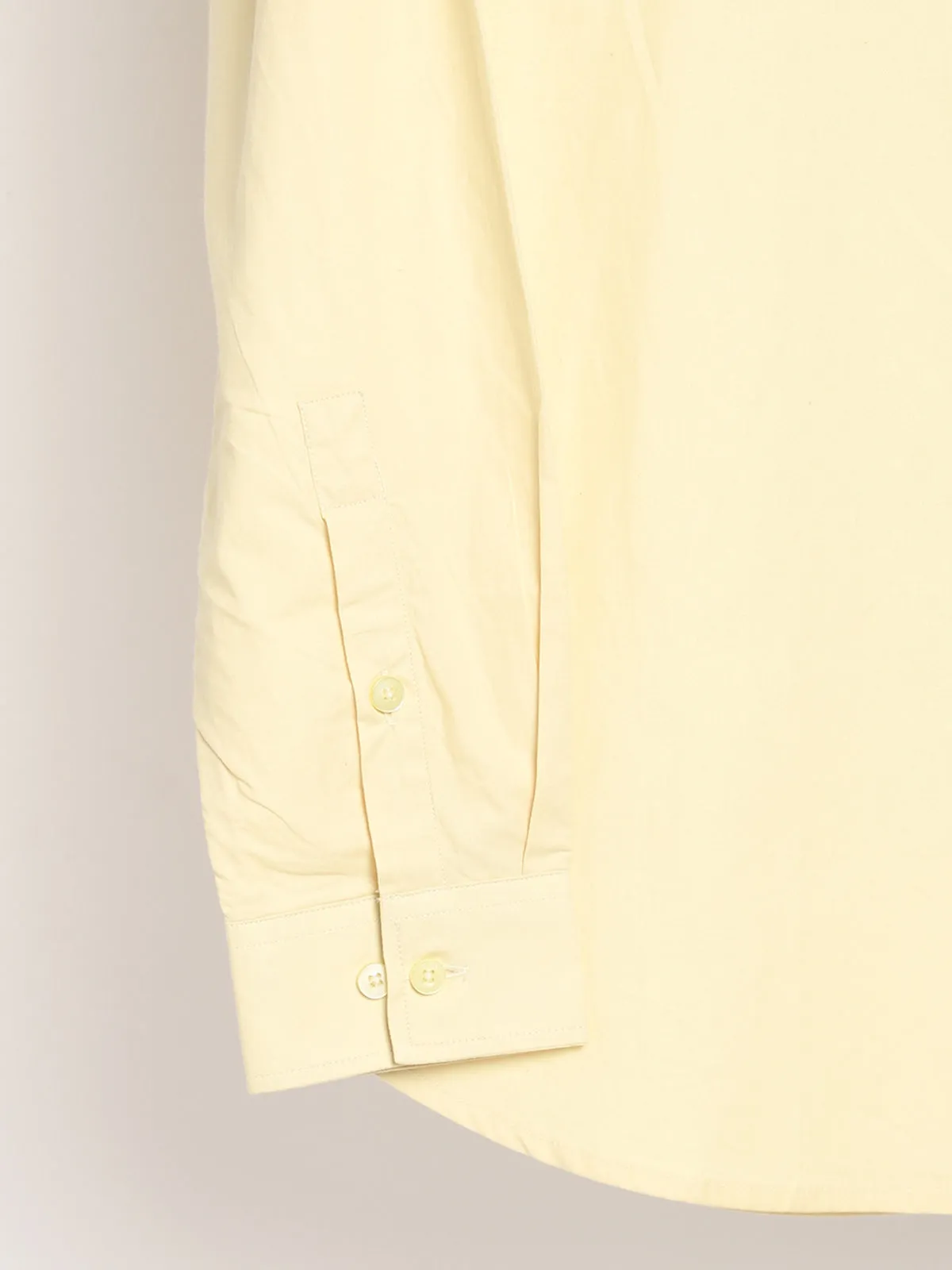 Organic Cotton Shirt Lemon Yellow