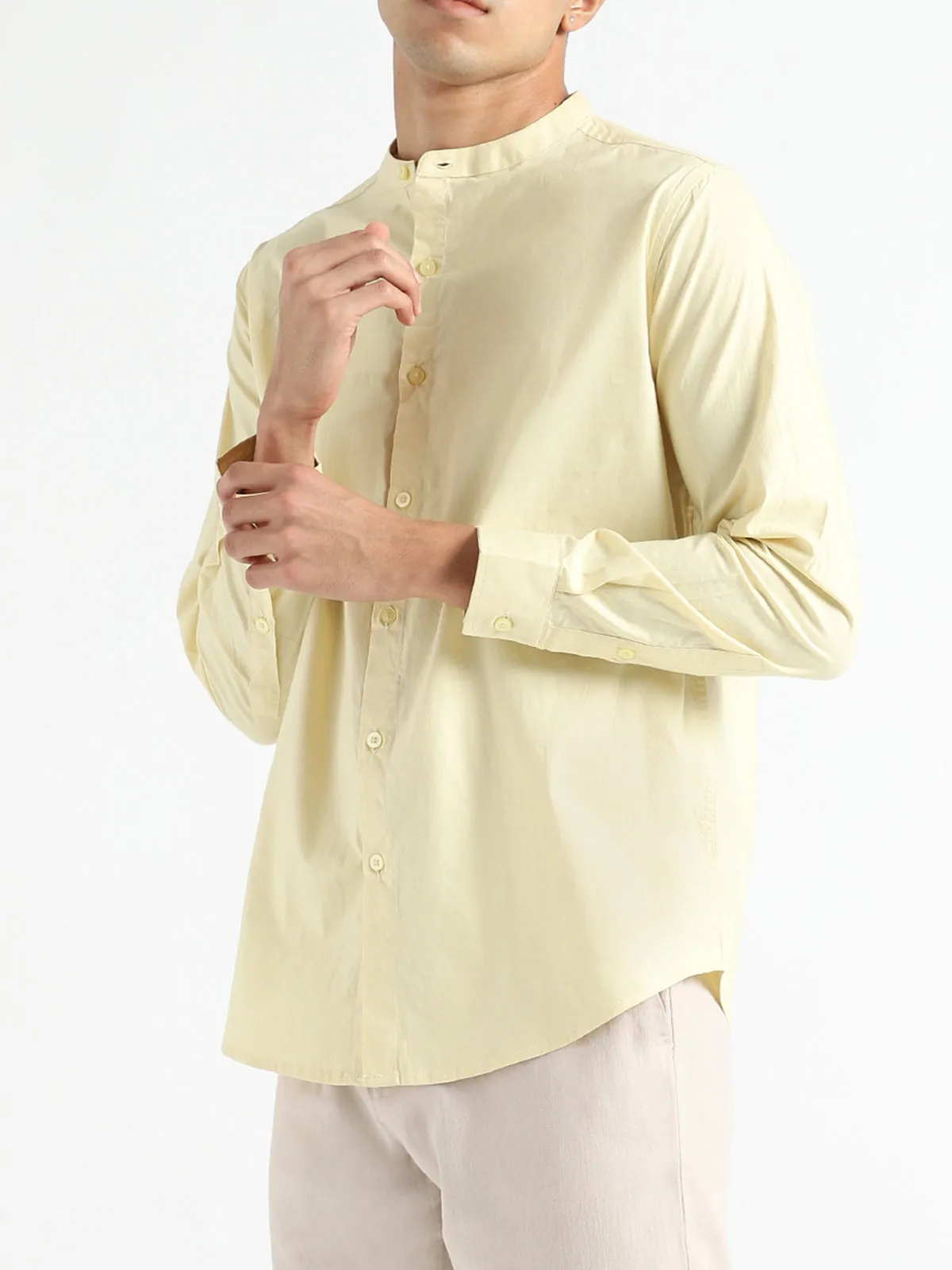 Organic Cotton Shirt Lemon Yellow