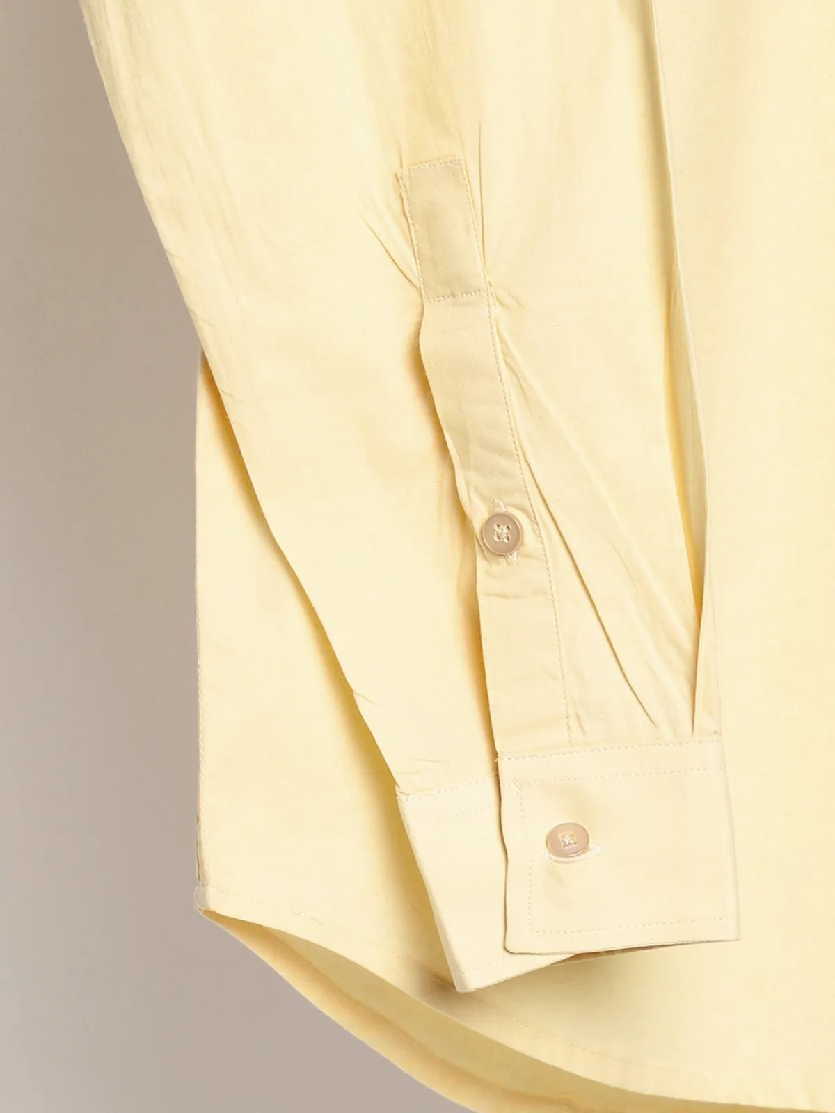 Organic Cotton Shirt Lemon Yellow