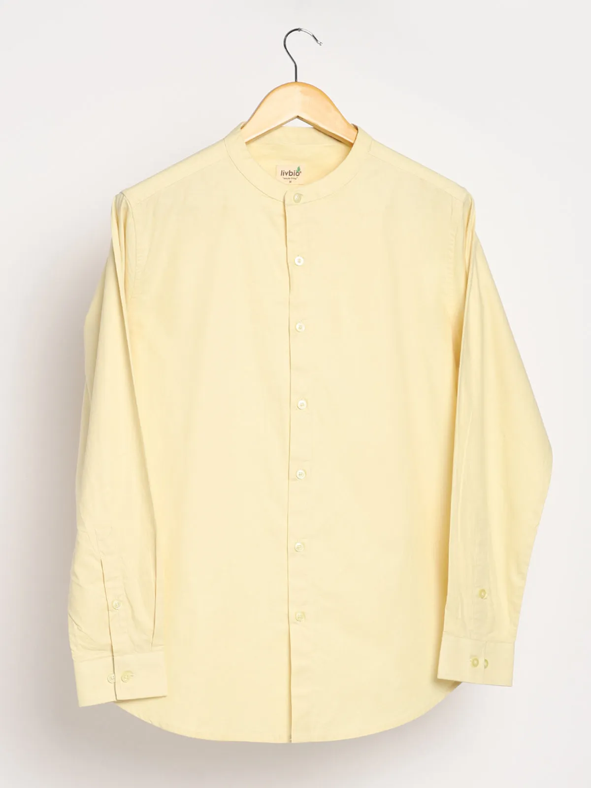 Organic Cotton Shirt Lemon Yellow